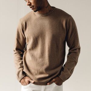 NORSE PROJECTS SIGFRED LAMBSWOOL SWEATER -CAMEL